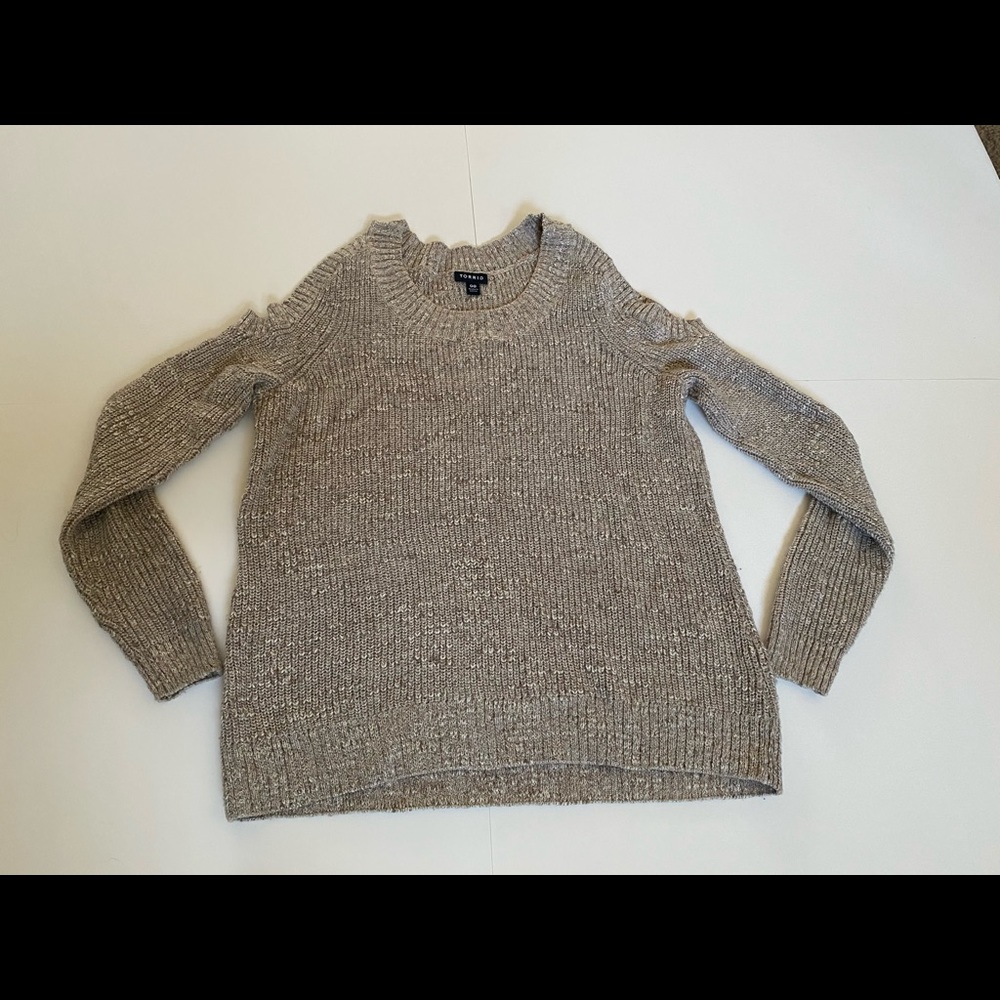 Torrid Shoulderless Sweater